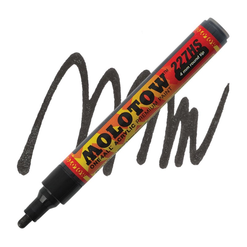 Akrylová fixa MOLOTOW One4All 227HS 4mm, metallic black