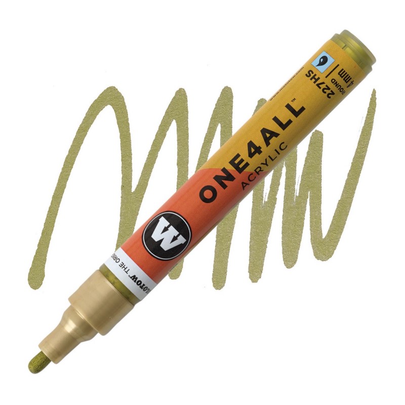 Akrylová fixa MOLOTOW One4All 227HS 4mm, metallic gold