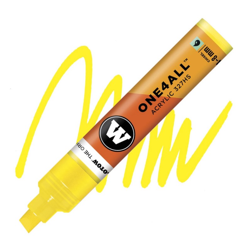 Akrylová fixa MOLOTOW One4All 327HS 4-8mm, zink yellow
