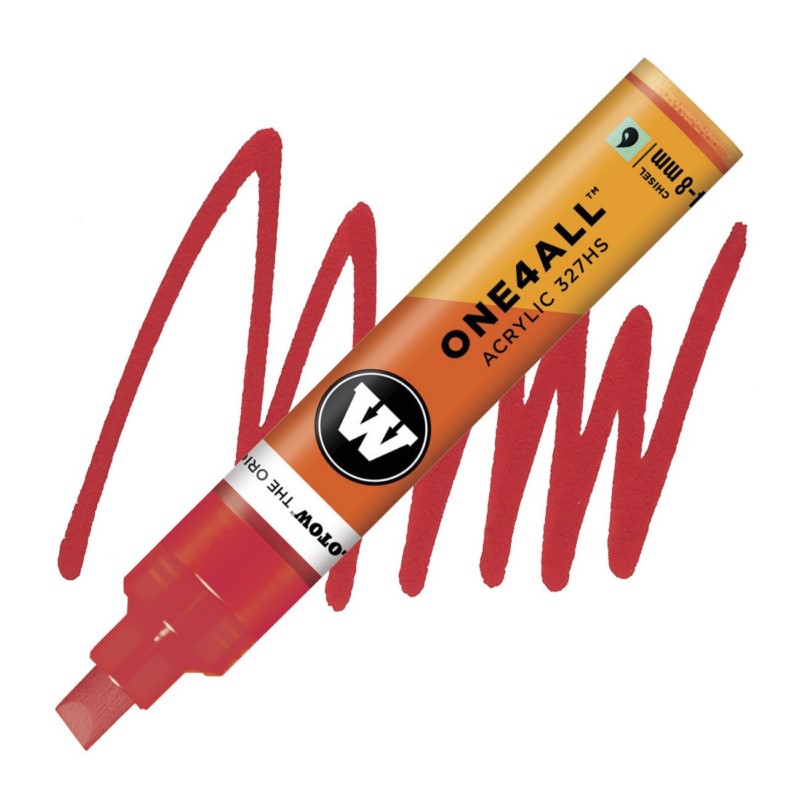 Akrylová fixa MOLOTOW One4All 327HS 4-8mm, traffic red