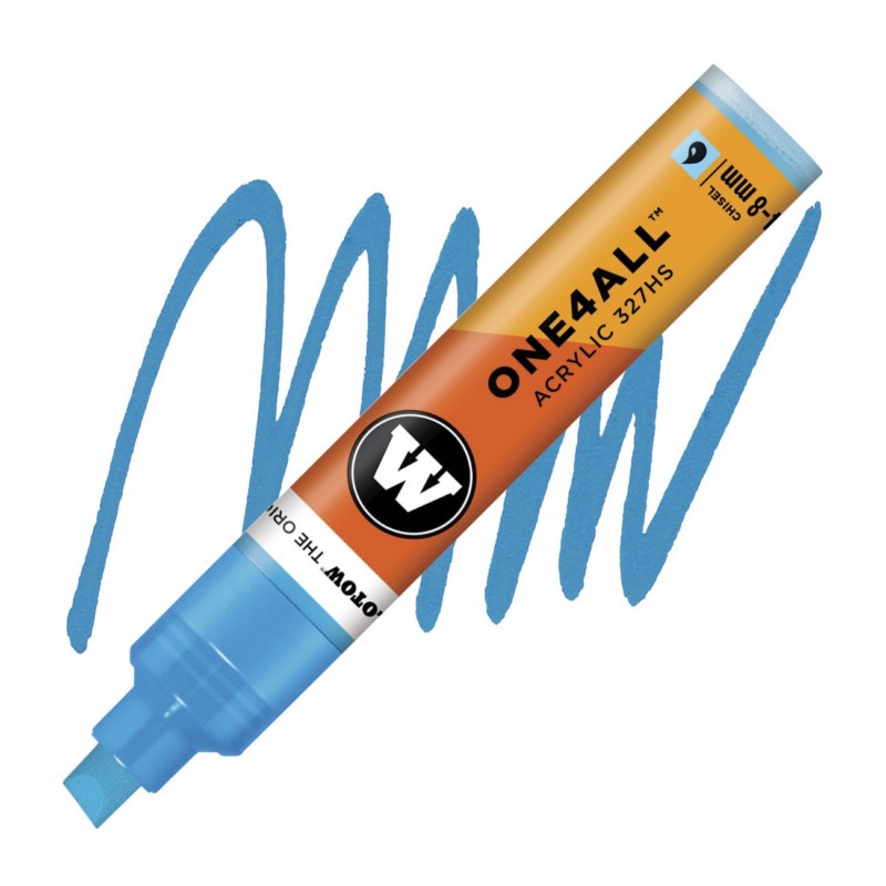 Akrylová fixa MOLOTOW One4All 327HS 4-8mm, shock blue middle