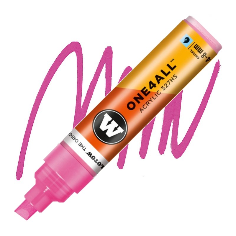 Akrylová fixa MOLOTOW One4All 327HS 4-8mm, neon pink