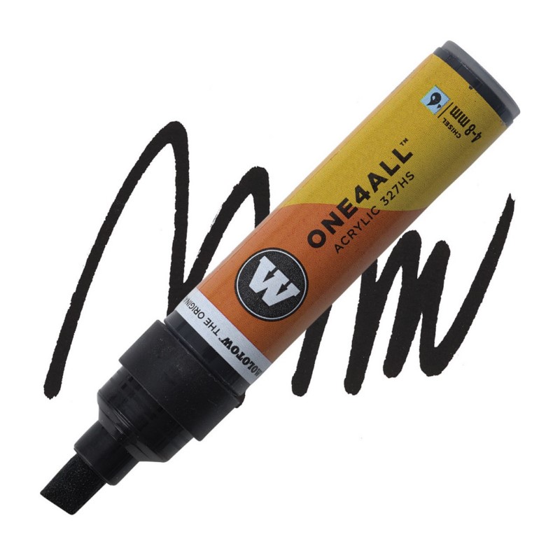 Akrylová fixa MOLOTOW One4All 327HS 4-8mm, signal black