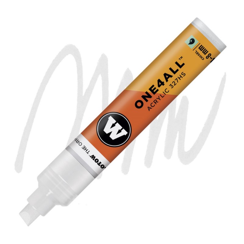 Akrylová fixa MOLOTOW One4All 327HS 4-8mm, signal white