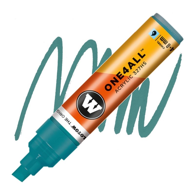 Akrylová fixa MOLOTOW One4All 327HS 4-8mm, lagoon blue
