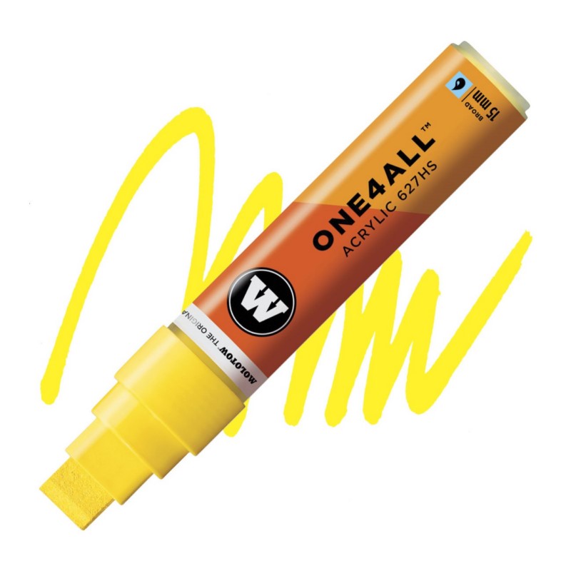 Akrylová fixa MOLOTOW One4All 627HS 15mm, zink yellow