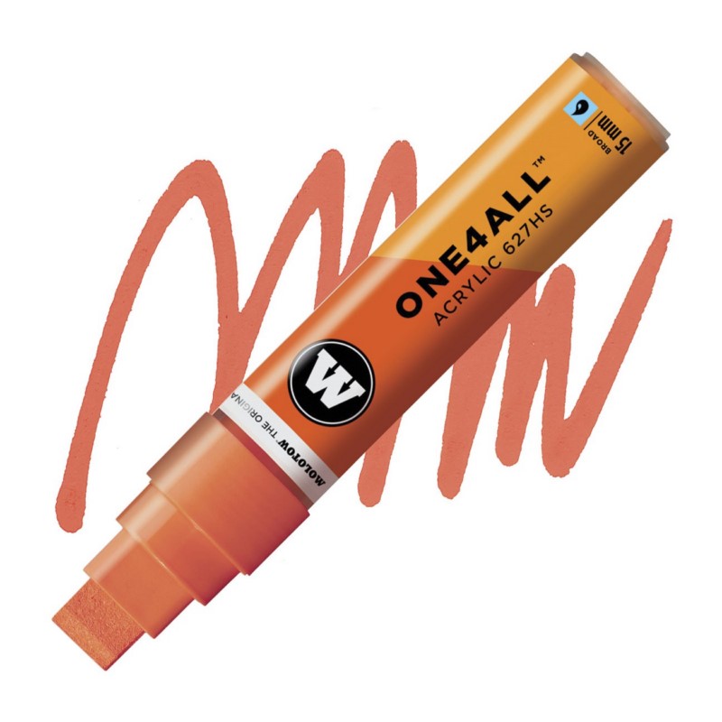Akrylová fixa MOLOTOW One4All 627HS 15mm, dare orange
