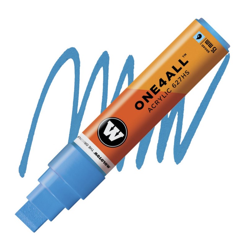 Akrylová fixa MOLOTOW One4All 627HS 15mm, shock blue middle