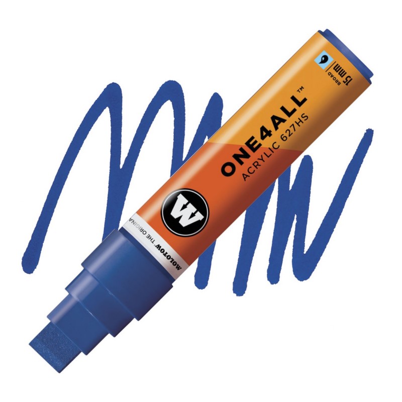 Akrylová fixa MOLOTOW One4All 627HS 15mm, true blue