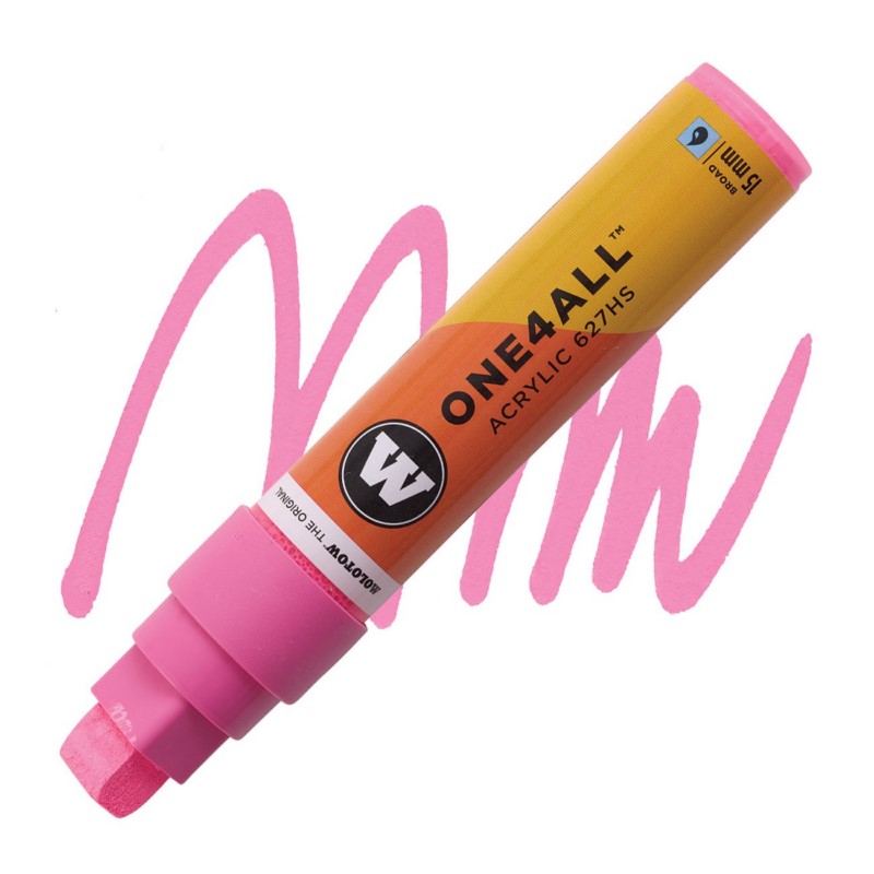 Akrylová fixa MOLOTOW One4All 627HS 15mm, neon pink