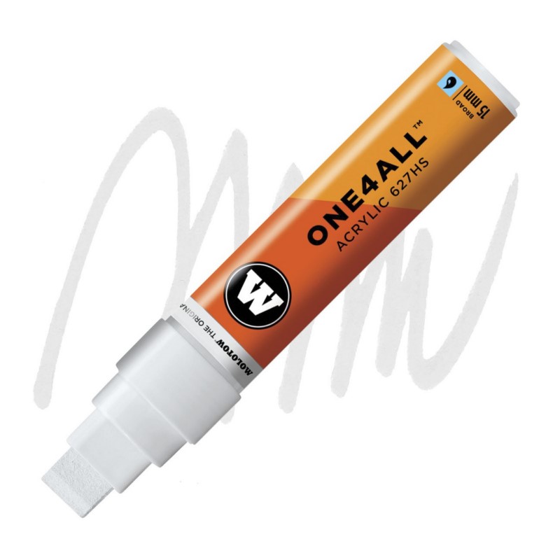 Akrylová fixa MOLOTOW One4All 627HS 15mm, signal white