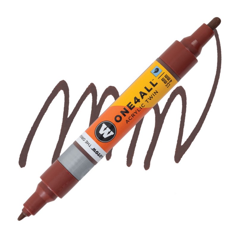 Akrylová fixa MOLOTOW One4All Twin 1,5-4mm, hazelnut