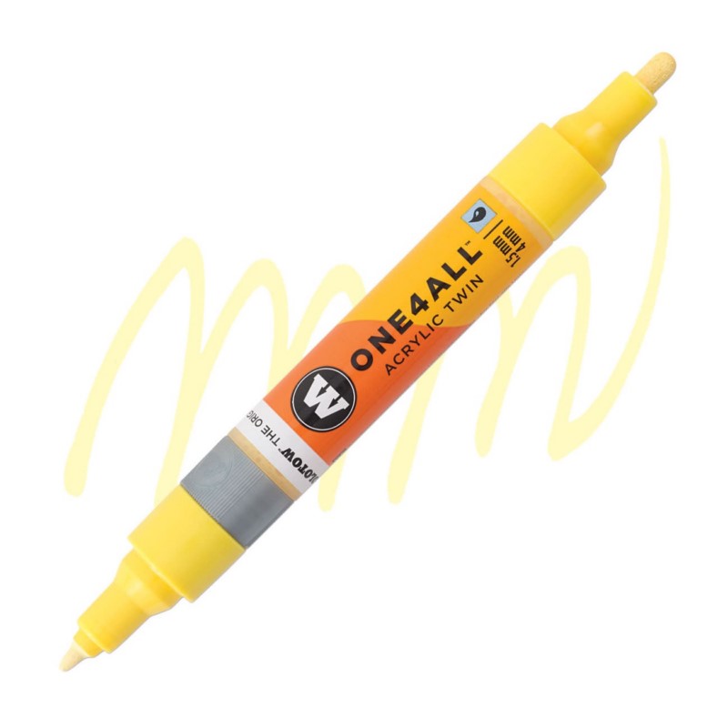Akrylová fixa MOLOTOW One4All Twin 1,5-4mm, pastel vanilla
