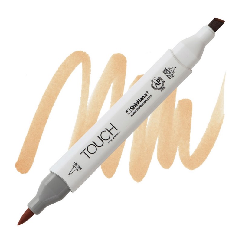 Lihová fixa TOUCH oboustranná Brush & Chisel, BR107 Sand