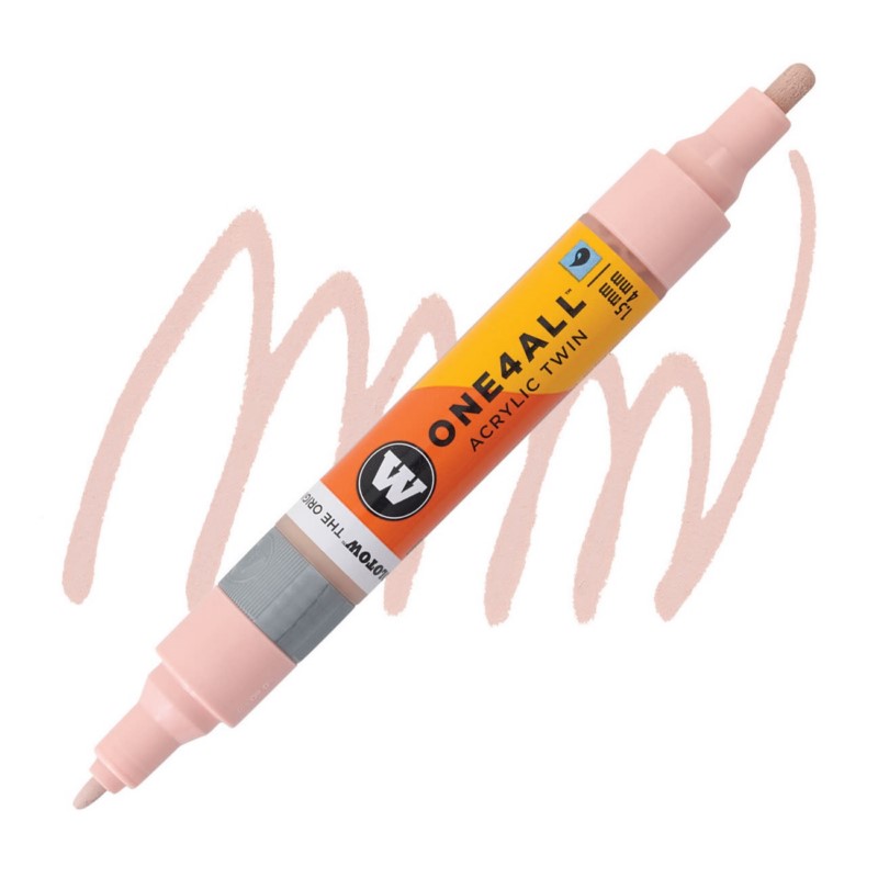 Akrylová fixa MOLOTOW One4All Twin 1,5-4mm, pastel skin