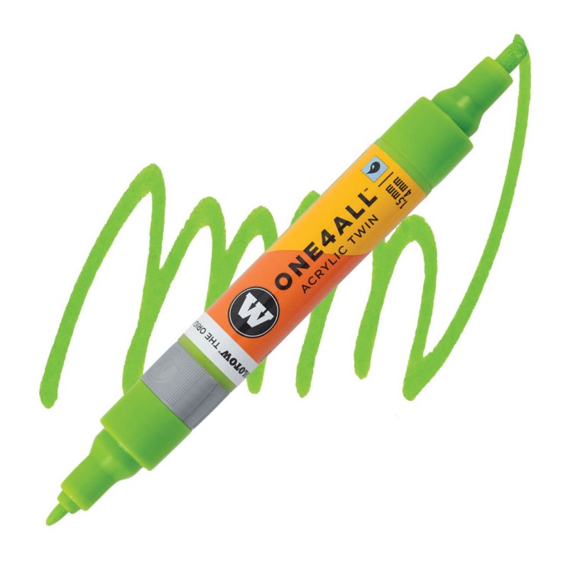 Akrylová fixa MOLOTOW One4All Twin 1,5-4mm, grasshopper
