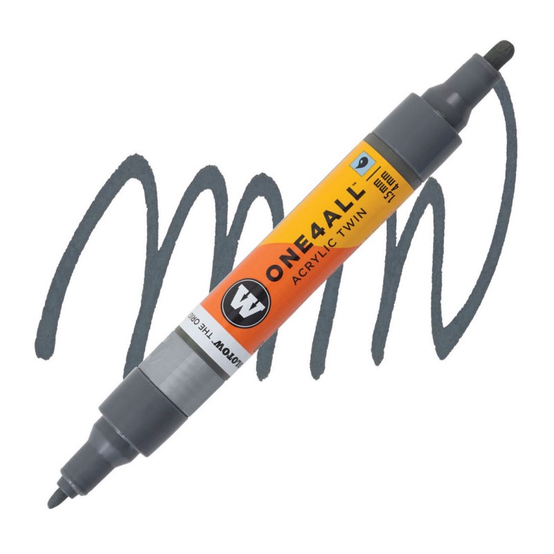 Akrylová fixa MOLOTOW One4All Twin 1,5-4mm, grey blue dark