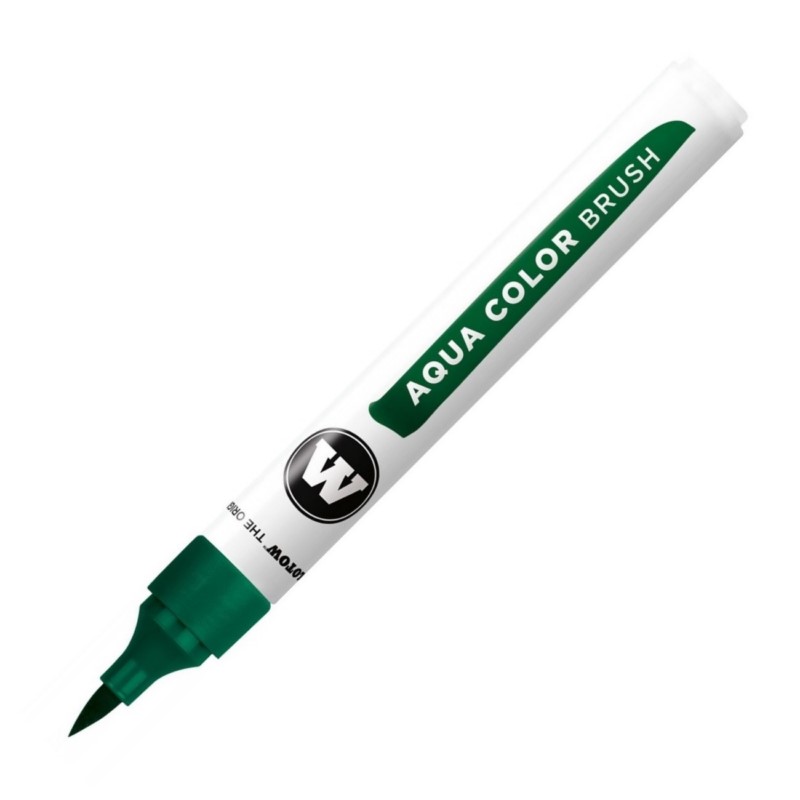 Akvarelová fixa MOLOTOW Aqua Color Brush, dark green