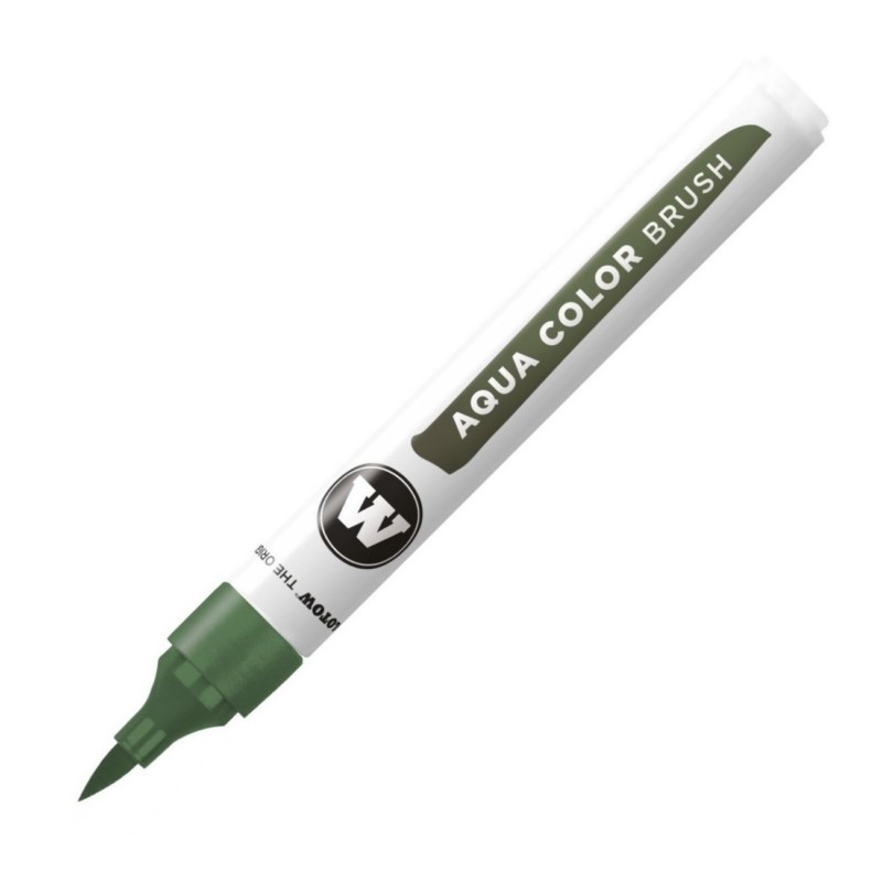Akvarelová fixa MOLOTOW Aqua Color Brush, olive