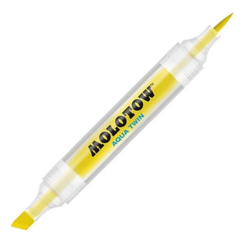 Akvarelová fixa MOLOTOW Aqua Twin, primary yellow