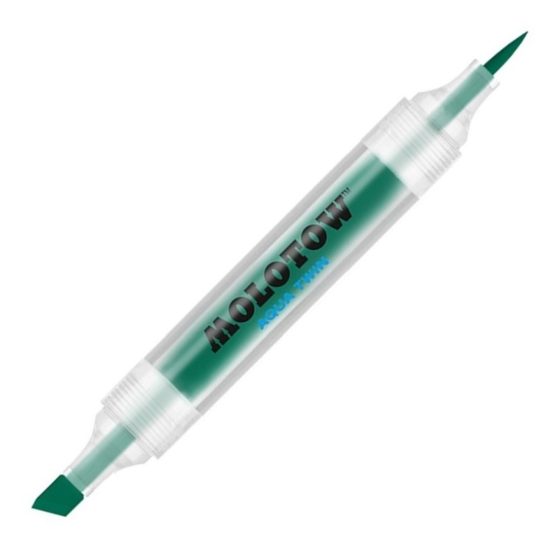 Akvarelová fixa MOLOTOW Aqua Twin, dark green