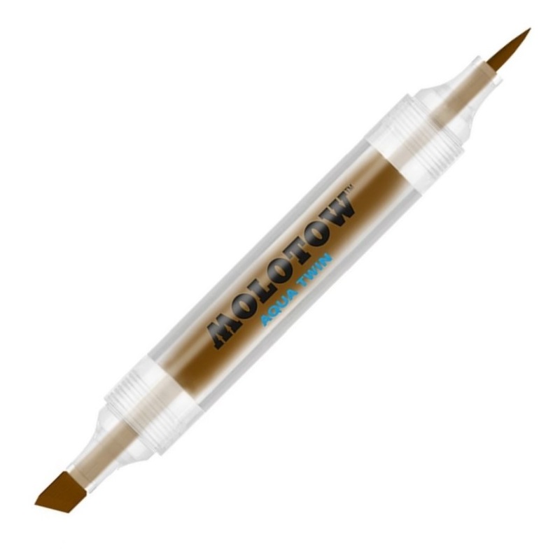 Akvarelová fixa MOLOTOW Aqua Twin, brown
