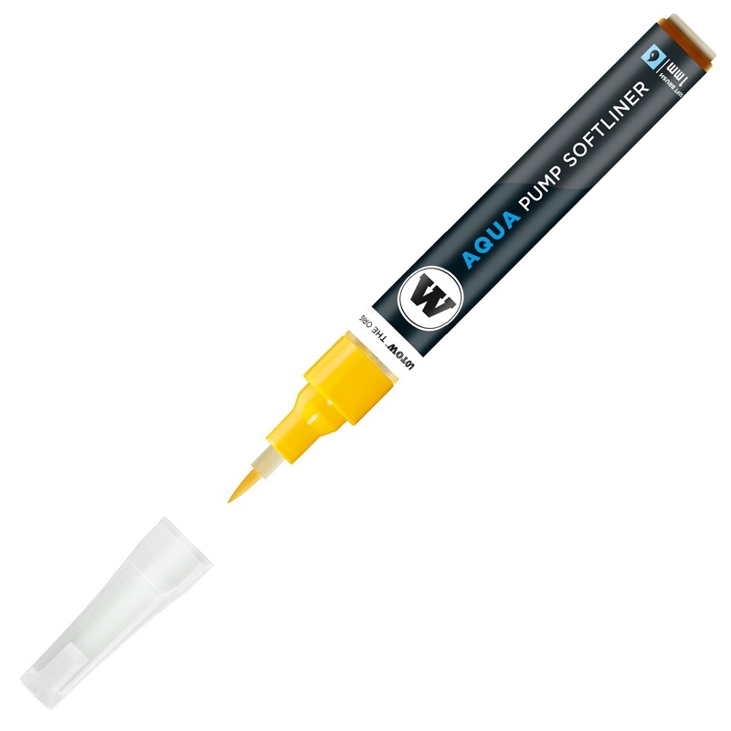 Akvarelová fixa MOLOTOW GRAFX Aqua Ink, primary yellow
