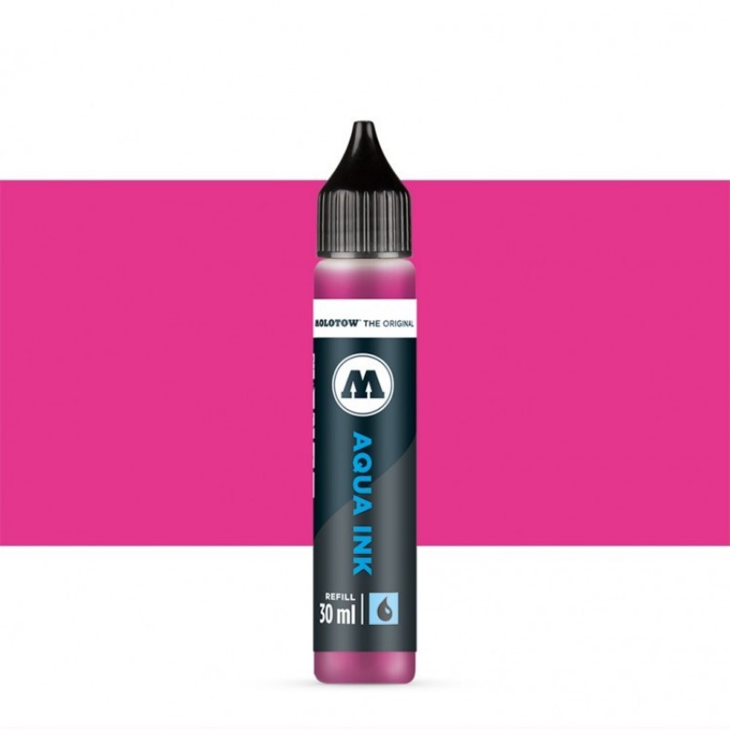 Akvarelový inkoust MOLOTOW Refill Ink pro Aqua, pink