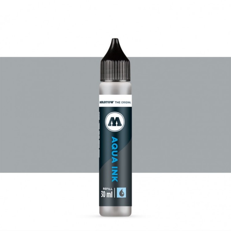 Akvarelový inkoust MOLOTOW Refill Ink pro Aqua, cool grey 03