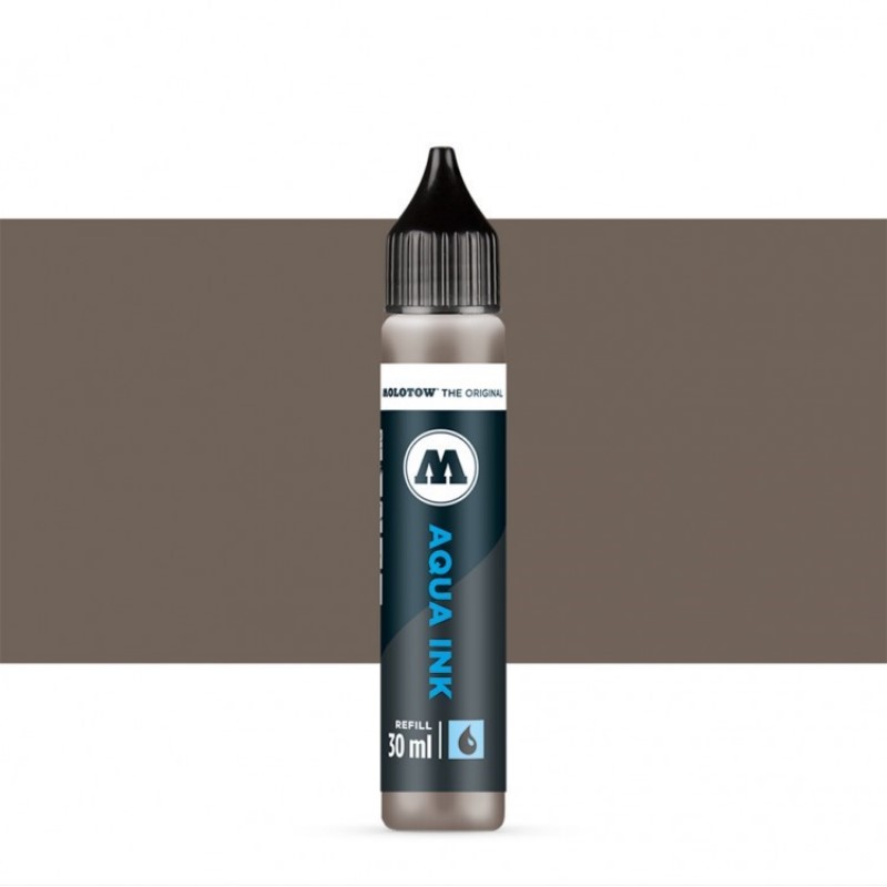 Akvarelový inkoust MOLOTOW Refill Ink pro Aqua, warm grey