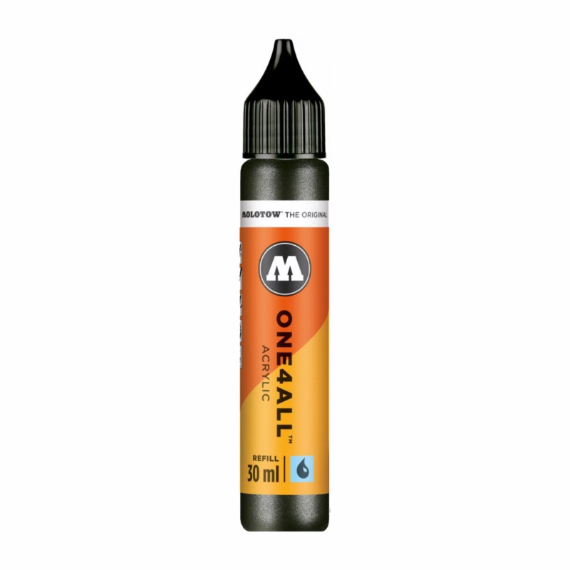 Akrylový inkoust MOLOTOW Refill Ink pro One4All 30ml, metallic black