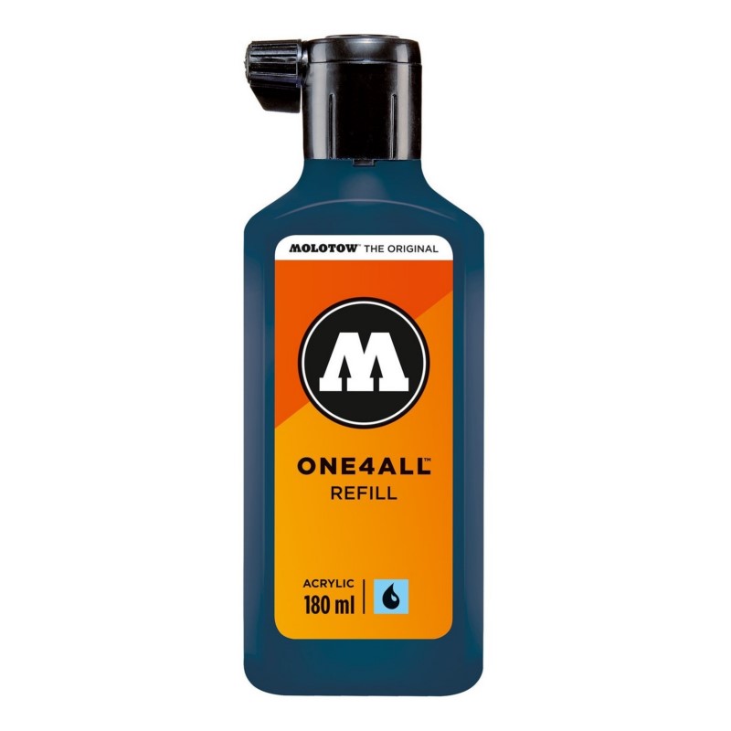 Akrylový inkoust MOLOTOW Refill Ink pro One4All 180ml, petrol