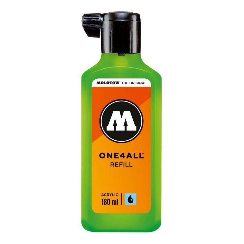 Akrylový inkoust MOLOTOW Refill Ink pro One4All 180ml, fluorescent green