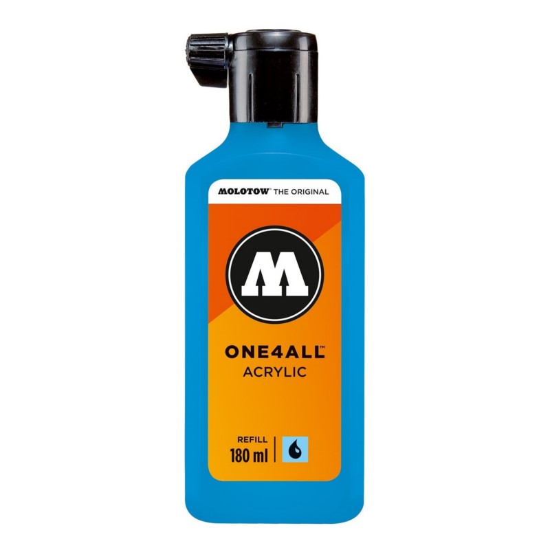 Akrylový inkoust MOLOTOW Refill Ink pro One4All 180ml, shock blue