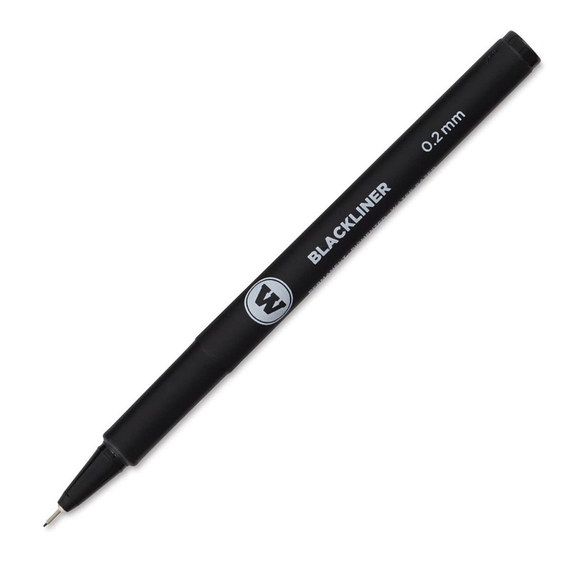 Technický liner MOLOTOW Blackliner, černý 0,2mm