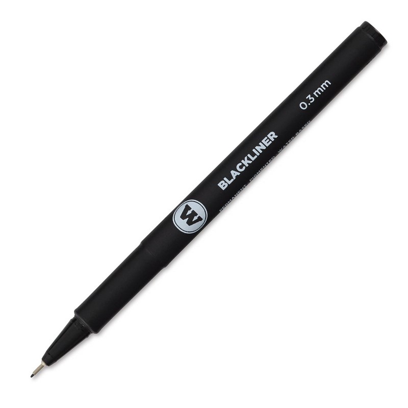 Technický liner MOLOTOW Blackliner, černý 0,3mm