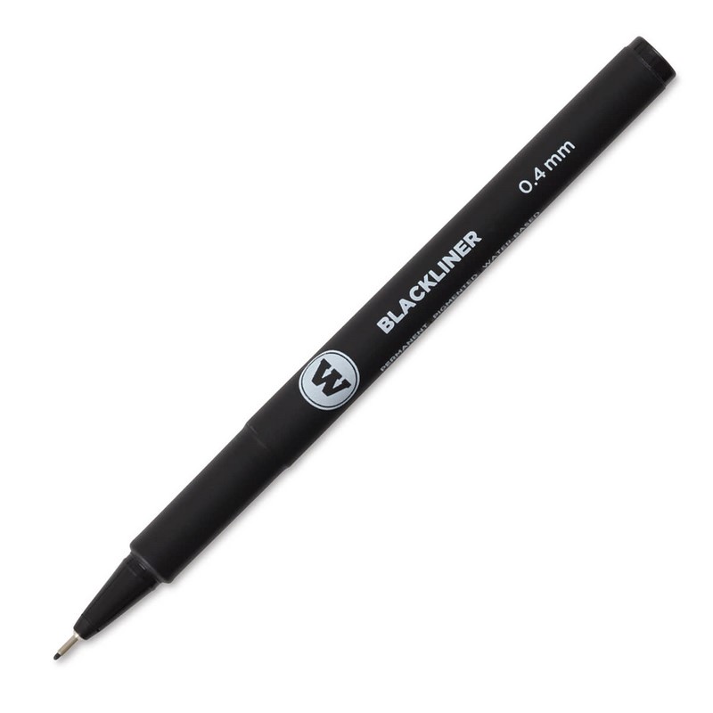 Technický liner MOLOTOW Blackliner, černý 0,4mm