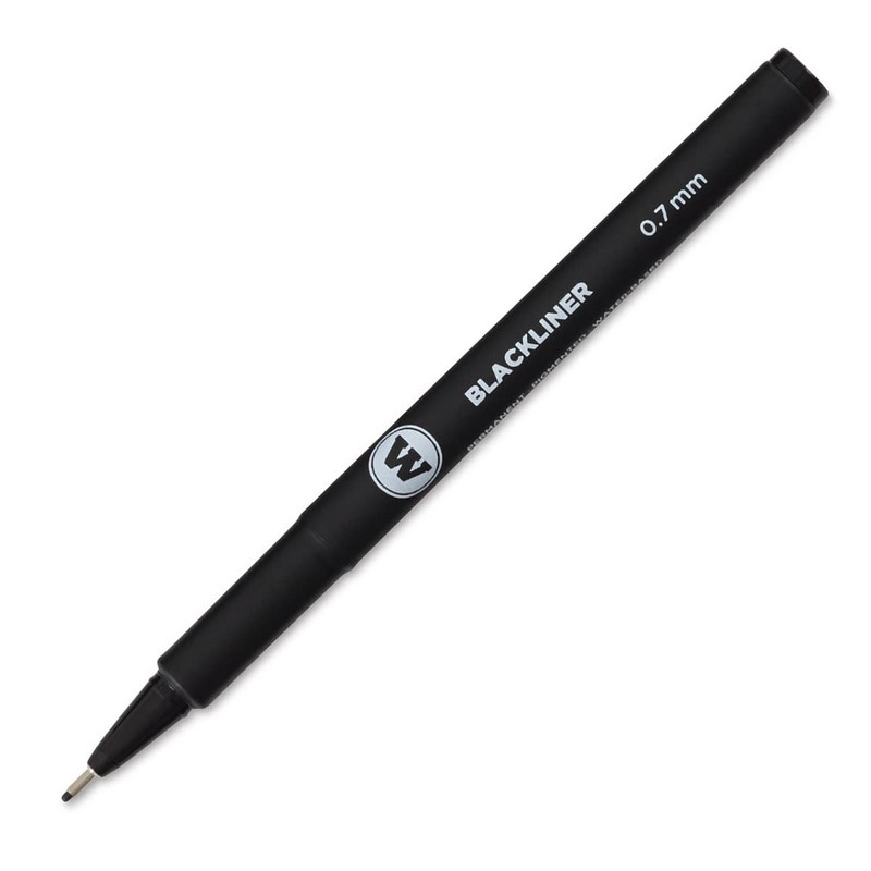 Technický liner MOLOTOW Blackliner, černý 0,7mm