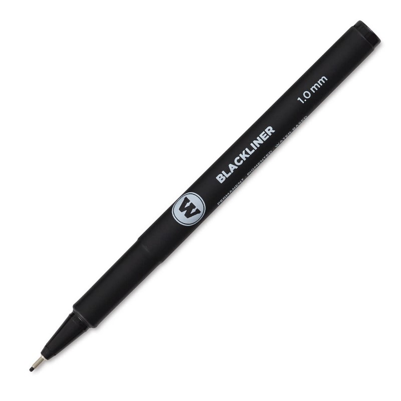 Technický liner MOLOTOW Blackliner, černý 1,0mm