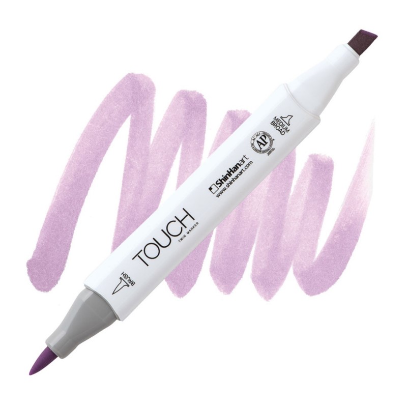Lihová fixa TOUCH oboustranná Brush & Chisel, P146 Mauve shadow