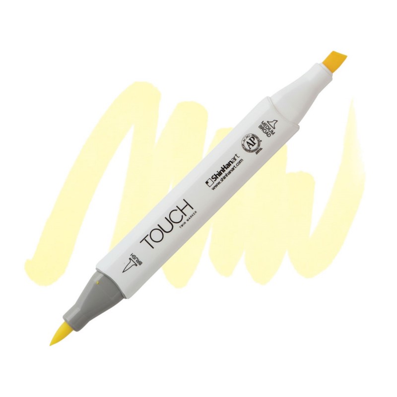 Lihová fixa TOUCH oboustranná Brush & Chisel, GY163 Green bice