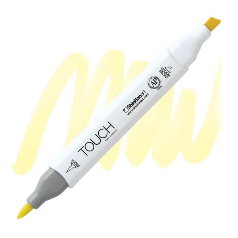 Lihová fixa TOUCH oboustranná Brush & Chisel, Y164 Anise