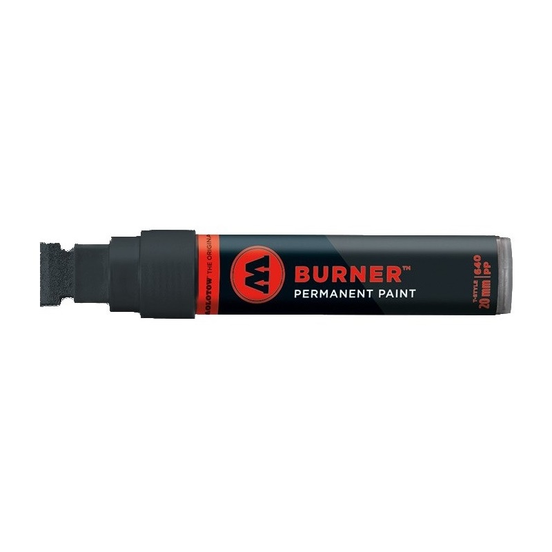 Lihová fixa MOLOTOW Masterpiece Burner 20mm, metalická černá