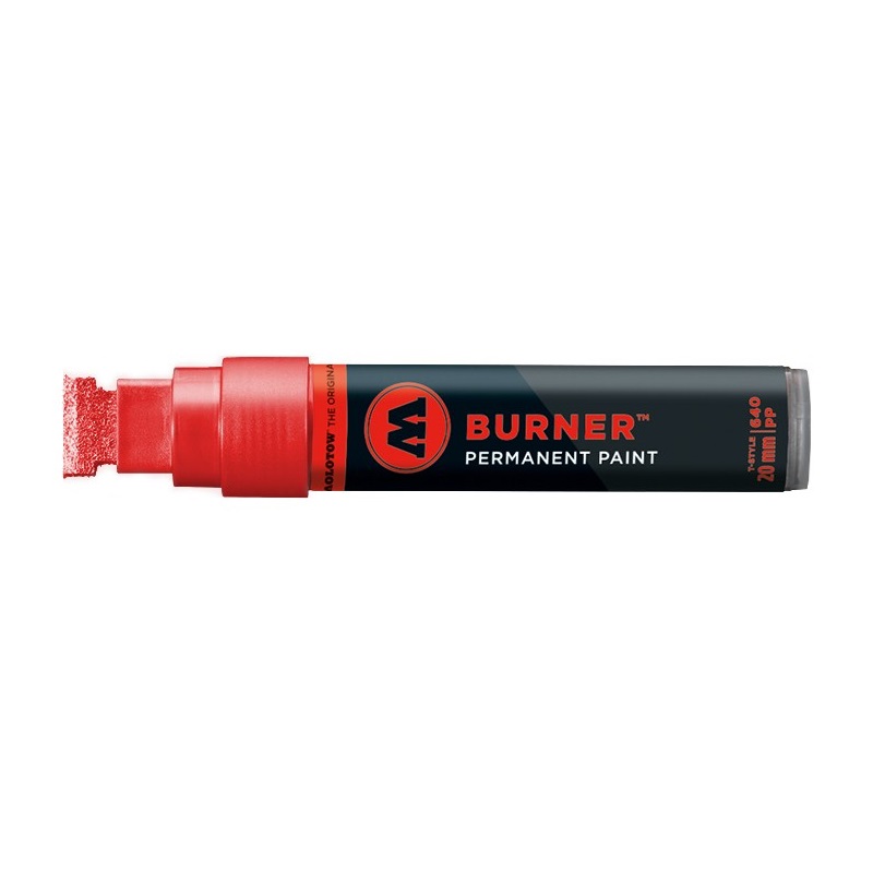 Lihová fixa MOLOTOW Masterpiece Burner 20mm, metalická červená
