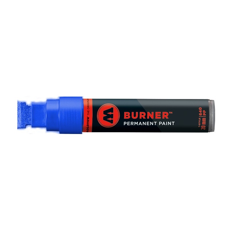 Lihová fixa MOLOTOW Masterpiece Burner 20mm, metalická modrá