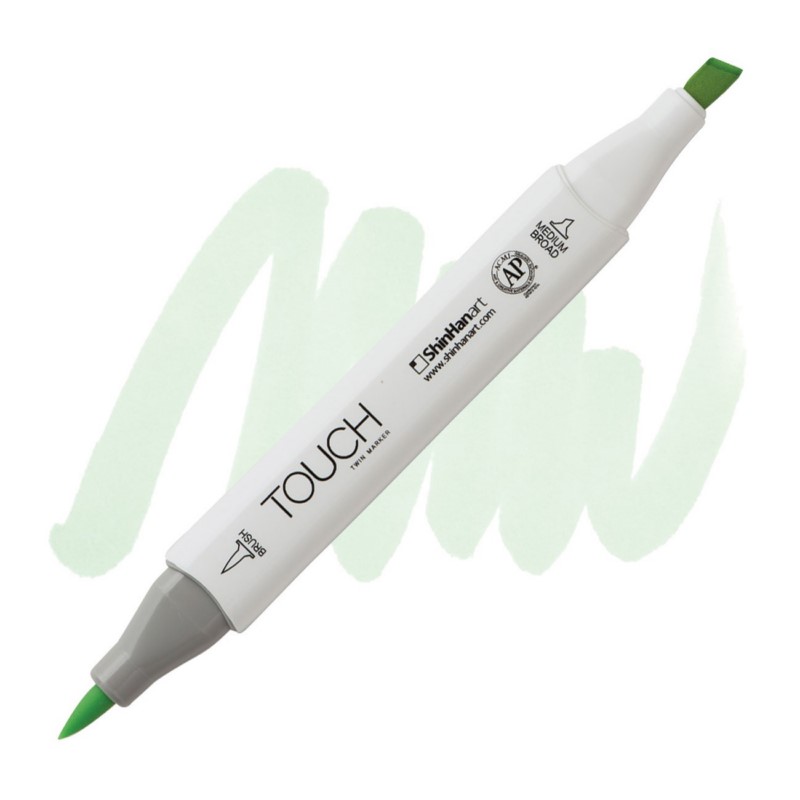 Lihová fixa TOUCH oboustranná Brush & Chisel, GY174 Spring dim green