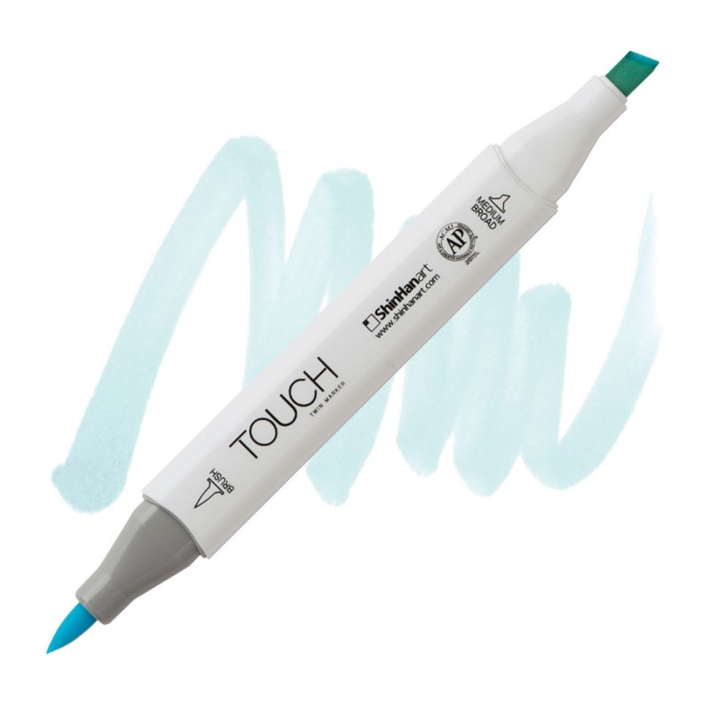 Lihová fixa TOUCH oboustranná Brush & Chisel, B182 Frost blue