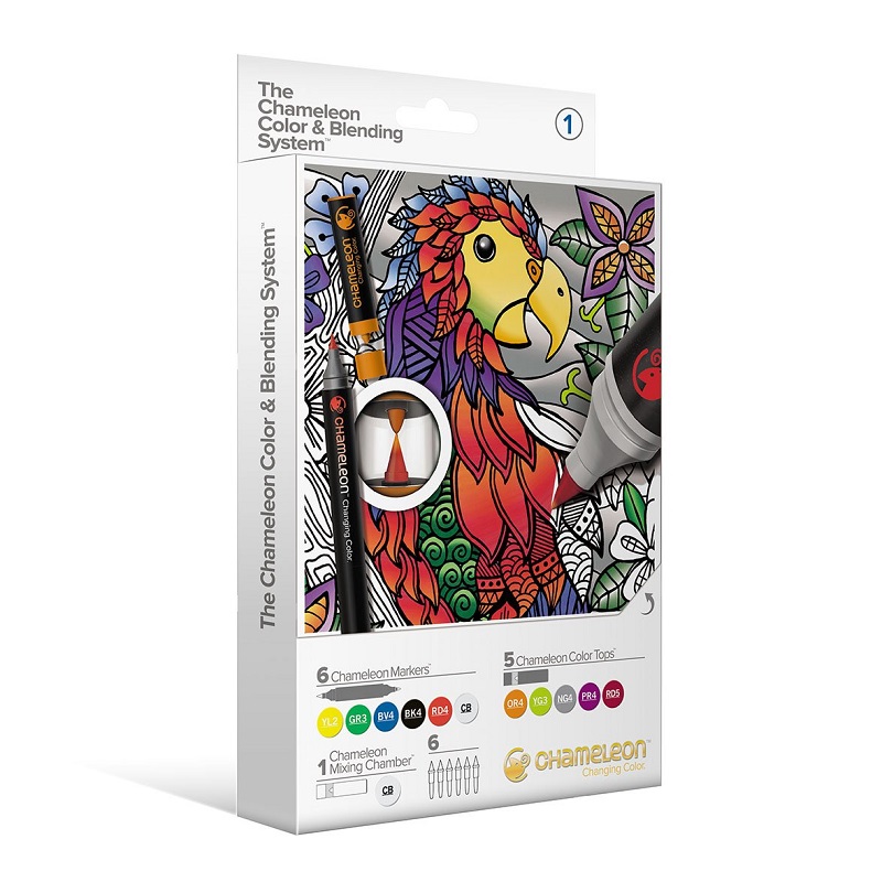 CHAMELEON Pen tónovací popisovač, 12ks Color & Blending System základní tóny #1