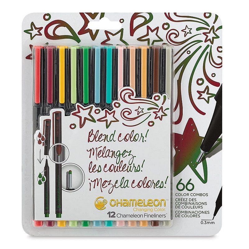 CHAMELEON Fineliner, 12ks sekundární