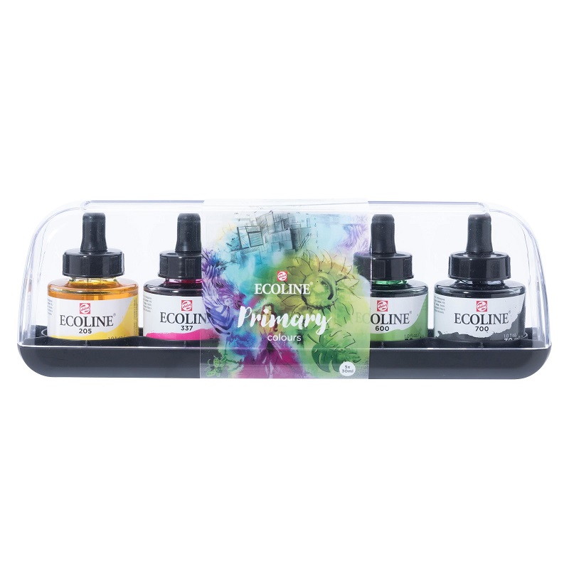 ROYAL TALENS Akvarelový ECOLINE Aquarell Ink 30ml, 5ks základní